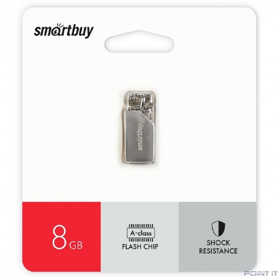 Smartbuy USB Drive 8GB MU30 Metal (SB008GBMU30) UFD 2.0