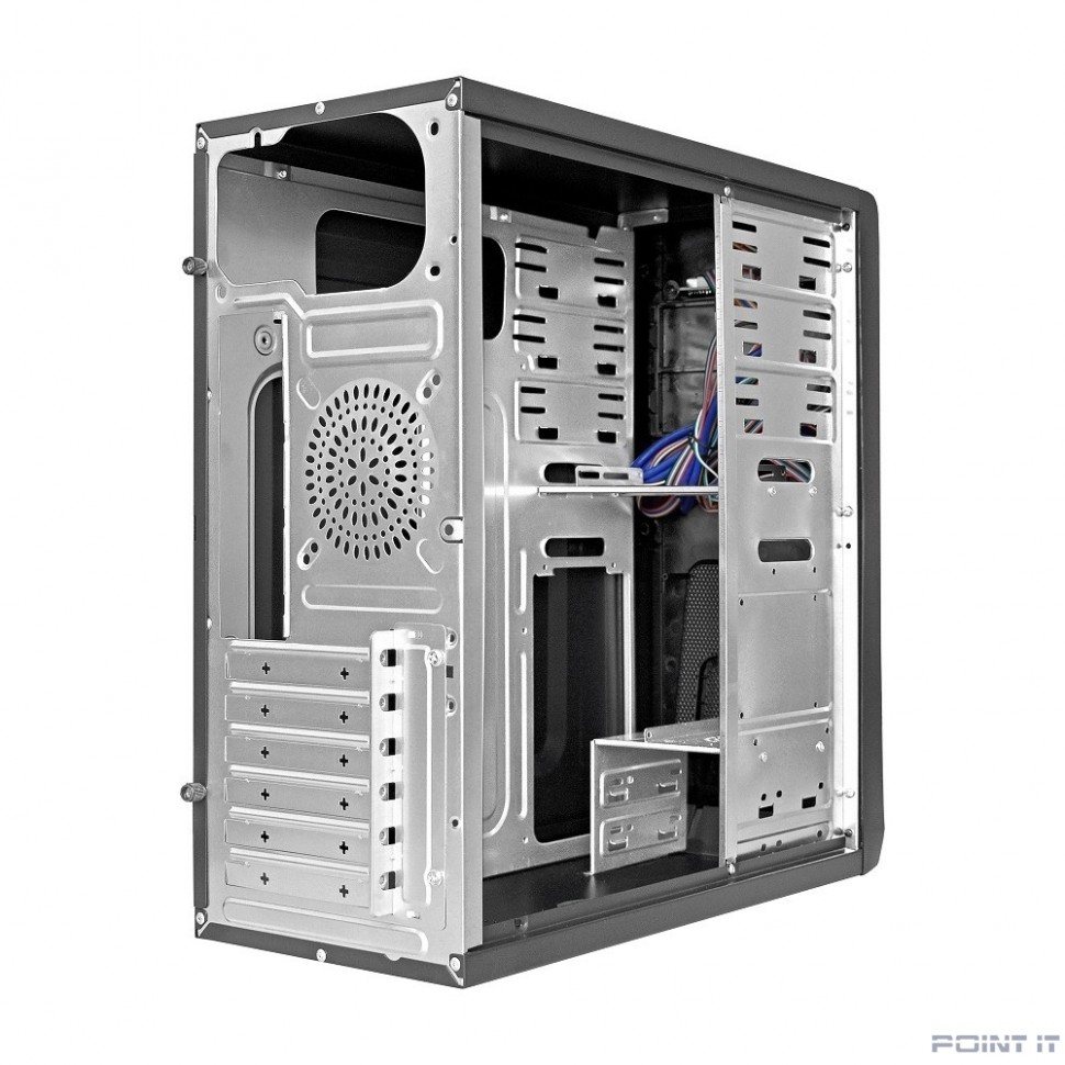 Exegate EX283218RUS Корпус Miditower ExeGate CP-603UB Black, ATX, <CP500W, 80mm>, 2*USB+2*USB3.0, Audio, замок блокировки кнопки питания