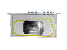 Кросс оптический 19, 1U 16 LC SM, укомплектованный