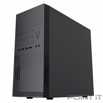 ES555BK PM-450ATX U3*2+U2*2 +2*combo Audio; additional HDD cage; intrusion switch; power button lock; Plastic Tooless part [6141875 ]