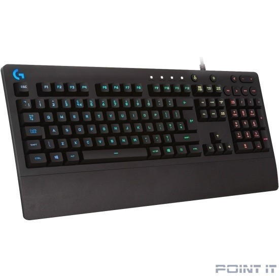 920-008092 Logitech Клавиатура игровая G213 Prodigy, оригинальная заводская гравировка RU/LAT