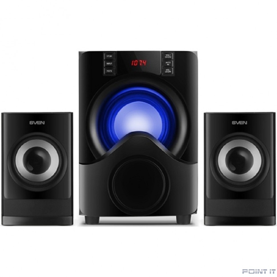 АС MS -312, черный (40 Вт, Bluetooth, подсветка, пульт, дисплей, FM, USB)