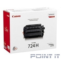 Canon Cartridge 724H 3482B002 Тонер картридж для LBP6750Dn (12500 стр) (GR)