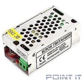 Falcon Eye FE-S-1,25/12 Открытый Блок питания. Входное напряжение 87-264V, Выходное 12V, Номинальный ток 1,25A, Рабочая температура -20 +60С, Габариты H=31/W=39/L=70, Вес 0,15кг.