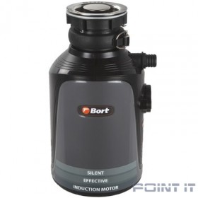 Bort Измельчитель пищевых отходов Alligator {Мощность 560 Вт; Объем камеры 1450 мл; Размер 350х190 мм; 7,5 (7,5) кг; 25,5 x 25,3 x 41,8;  гарантия 2 г} [93410754]