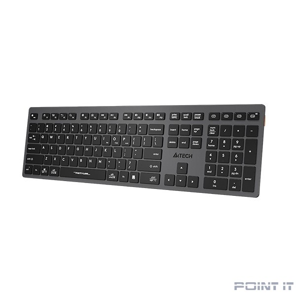 Клавиатура A4Tech Fstyler FBX50C серый USB беспроводная BT/Radio slim Multimedia (FBX50C GREY)