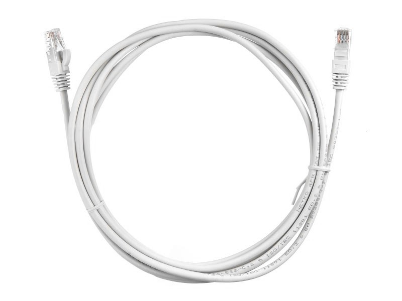 Патч-корд UTP4 cat.5e, 3.0м, литой коннектор, серый, LSZH, NETKO Expert CKC