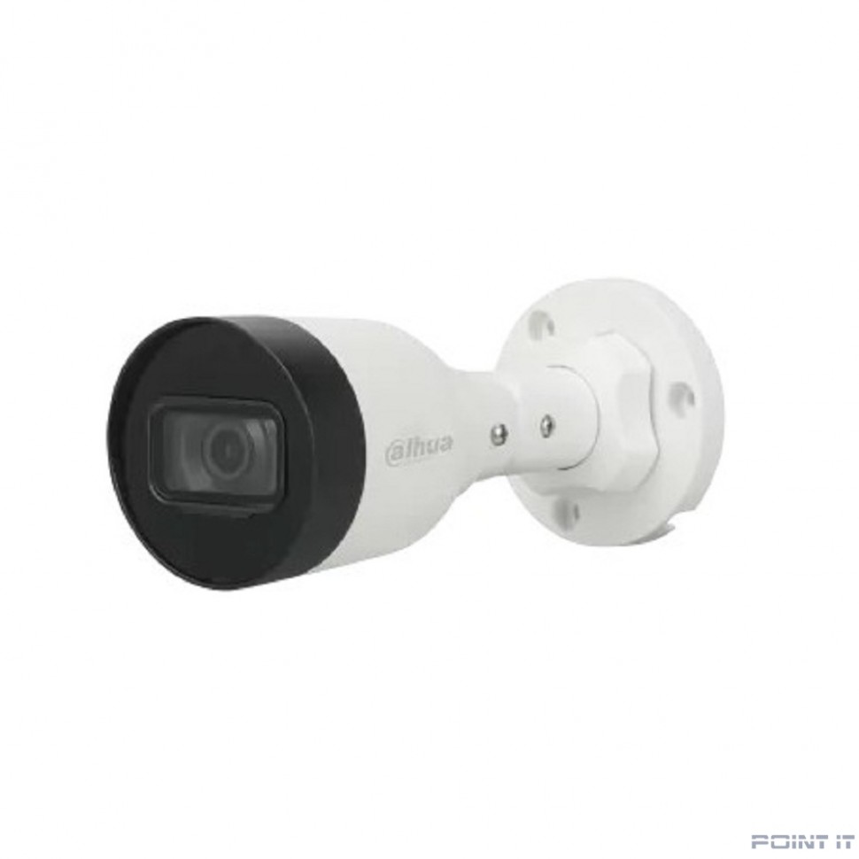 DAHUA DH-IPC-HFW1431S1P-0280B-S6 Уличная цилиндрическая IP-видеокамера 4Мп, 1/2.9” CMOS, объектив 2.8мм, ИК-подсветка до 30м, IP67, корпус: металл, пластик