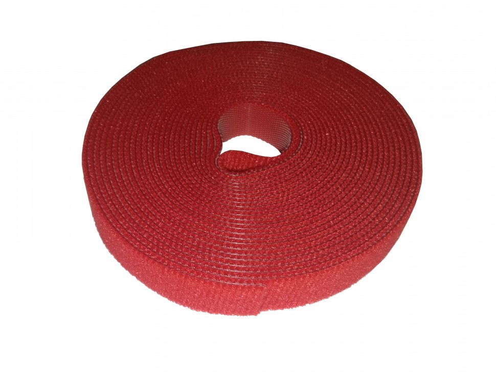 Лента-липучка многоразовая 14,5мм*5м, красная, NETKO Optima