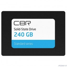 CBR SSD-240GB-2.5-ST21, Внутренний SSD-накопитель, серия &quot;Standard&quot;, 240 GB, 2.5&quot;, SATA III 6 Gbit/s, Phison PS3111-S11, 3D TLC NAND, R/W speed up to 550/490 MB/s, TBW (TB) 200