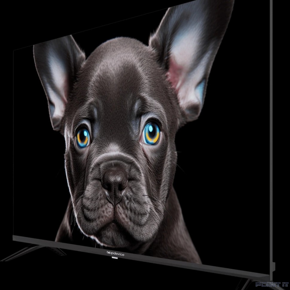 Topdevice 43"/UHD/VA/Smart SBER/1.5-8 Гб/BT/60Гц/черный