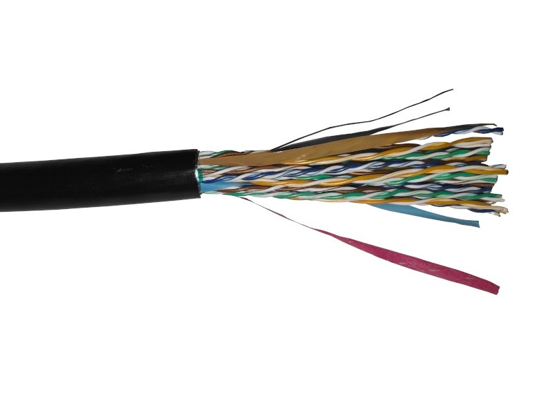 Кабель FTP25 cat.5e, 305м, 24 AWG, наружный, черный