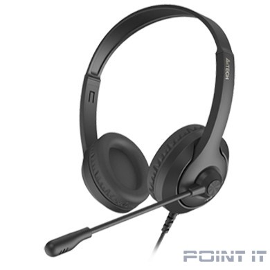 A4Tech Fstyler FH100i черный 1.8м накладные (FH100I (STONE BLACK))