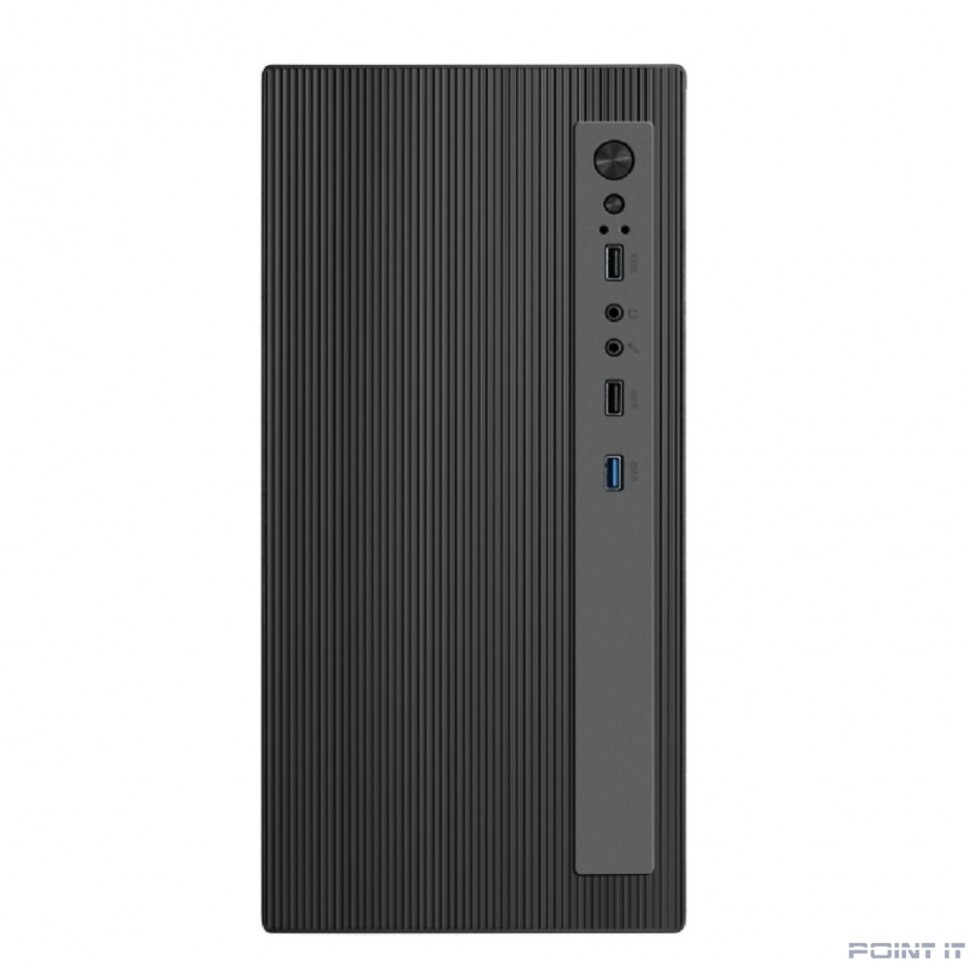 Exegate EX299068RUS Корпус Minitower ExeGate BAA-303MU-AAA450 (mATX, БП AAA450 с вент. 8см, 2*USB+1*USB3.0, HD Audio, черный)