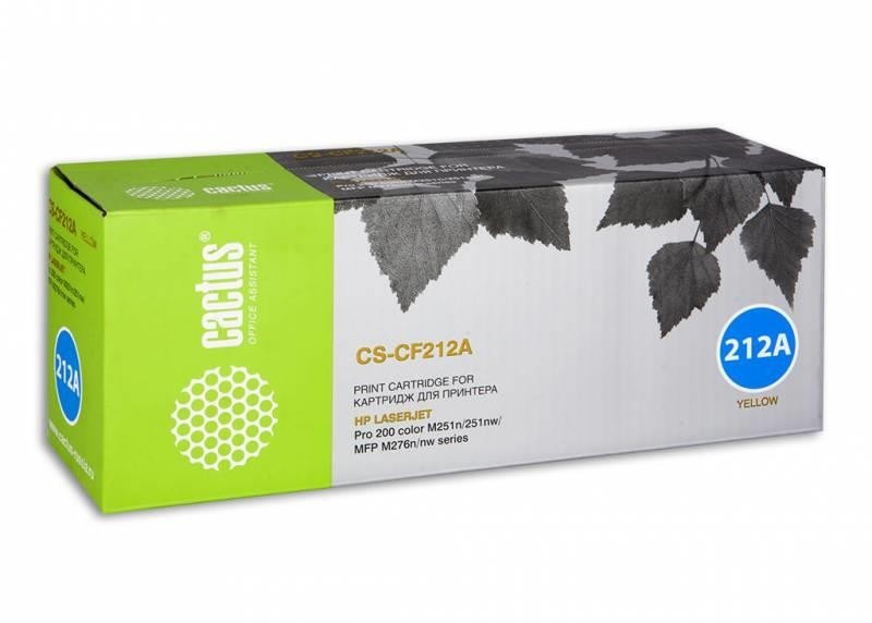 Картридж YELLOW /LJ PRO M251/M276 1.8K CS-CF212A CACTUS