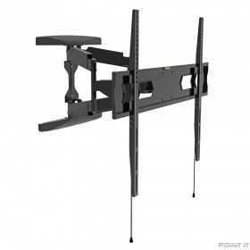 Wize [WA90] для 42"-90" LCD телевизоров, VESA 800x600, угол наклона  -8/+12 , расстояние от стены 8.4-54.3 см, до 50 кг, черн., розн. упаковка