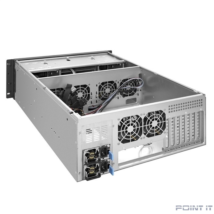 Exegate EX293880RUS Серверная платформа ExeGate Pro 4U650-010/4U4139L <RM 19", высота 4U, глубина 650, Redundant БП 2x1200W, USB>