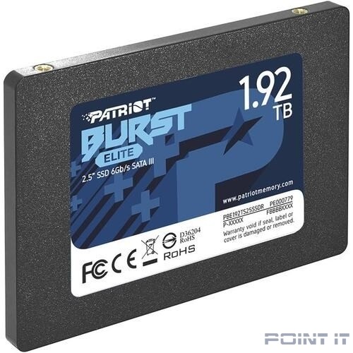 SSD жесткий диск SATA2.5" 1.92TB BURST E PBE192TS25SSDR PATRIOT