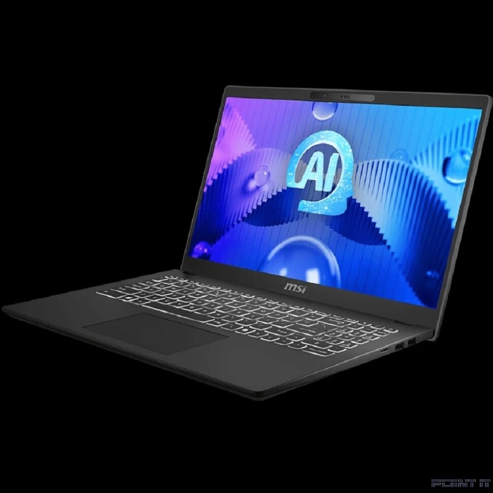 Ноутбук MSI Modern 15 H AI C1MTG-084US [9S7-15H551-084] Black 15.6" {FHD Touch Ultra 9 185H/ 32Gb /SSD1Tb/ Intel Arc/Windows 11 Home Multi Language}