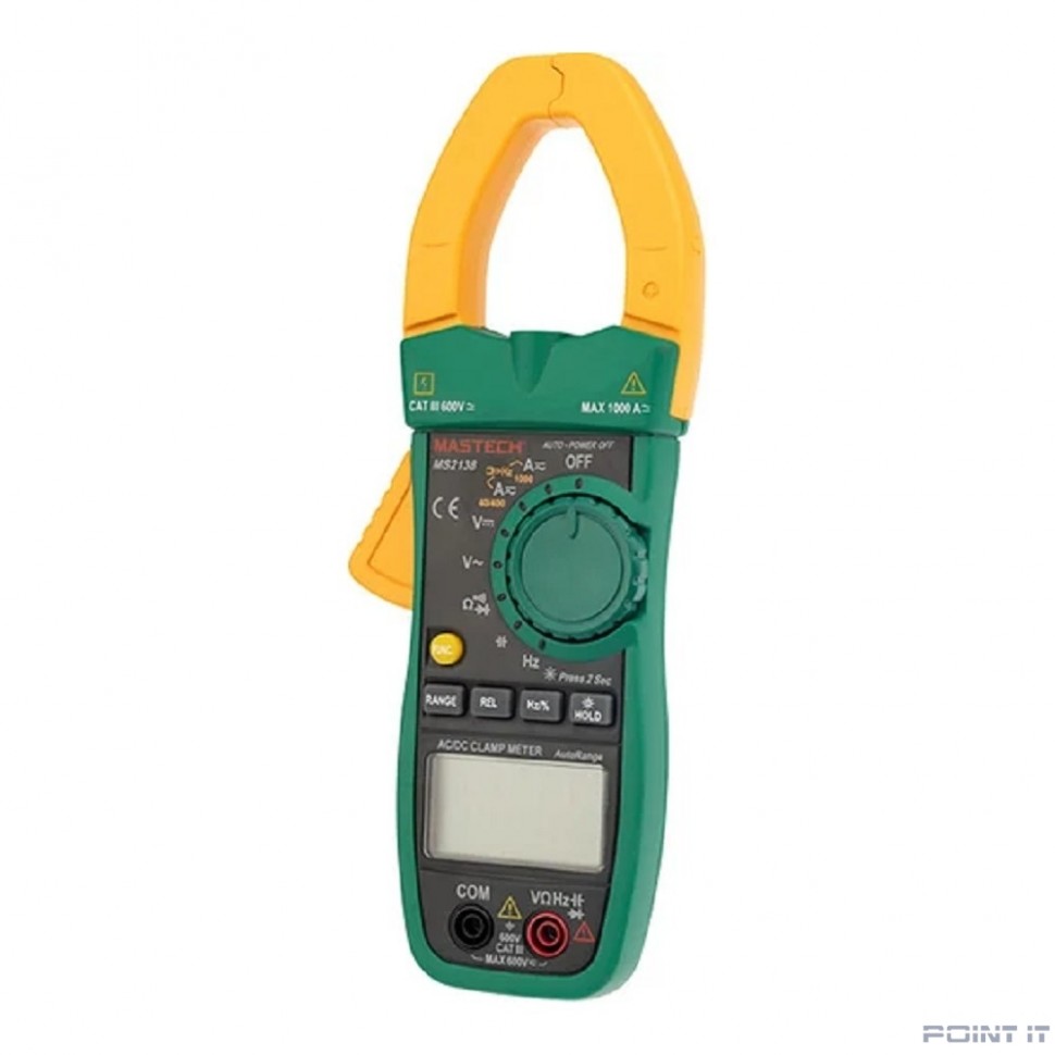 Mastech (13-1311) Токоизмерительные клещи MS2138 + постоянный ток
